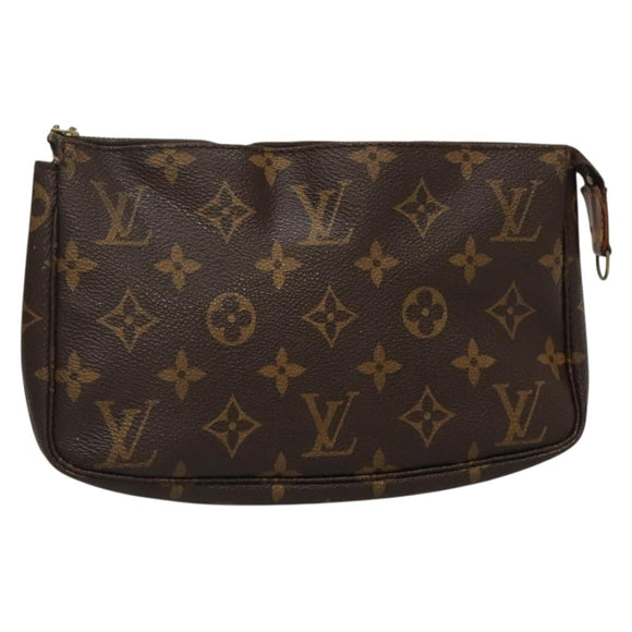 LOUIS VUITTON Monogram Pochette Accessoires Pouch M51980 LV Auth 136353
