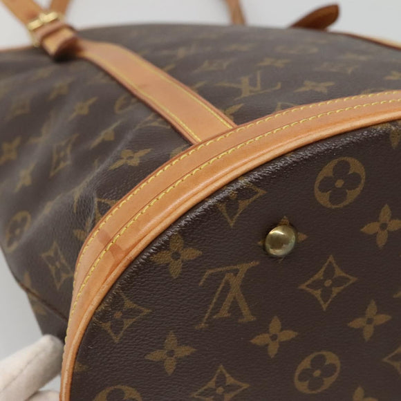 LOUIS VUITTON Monogram Bucket GM Shoulder Bag M42236 LV Auth 136354
