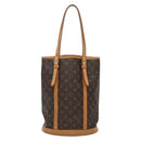 LOUIS VUITTON Monogram Bucket GM Shoulder Bag M42236 LV Auth 136354-2