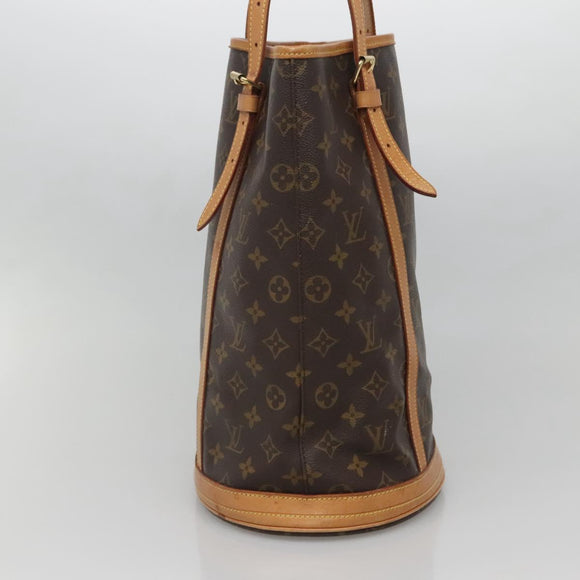 LOUIS VUITTON Monogram Bucket GM Shoulder Bag M42236 LV Auth 136354