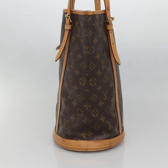 LOUIS VUITTON Monogram Bucket GM Shoulder Bag M42236 LV Auth 136354