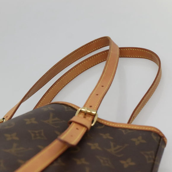 LOUIS VUITTON Monogram Bucket GM Shoulder Bag M42236 LV Auth 136354