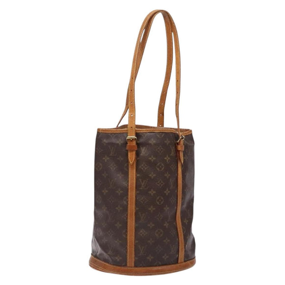 LOUIS VUITTON Monogram Bucket GM Shoulder Bag M42236 LV Auth 136355