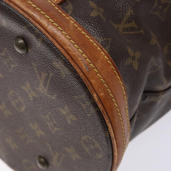 LOUIS VUITTON Monogram Bucket GM Shoulder Bag M42236 LV Auth 136355