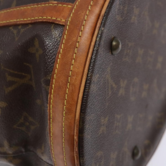 LOUIS VUITTON Monogram Bucket GM Shoulder Bag M42236 LV Auth 136355