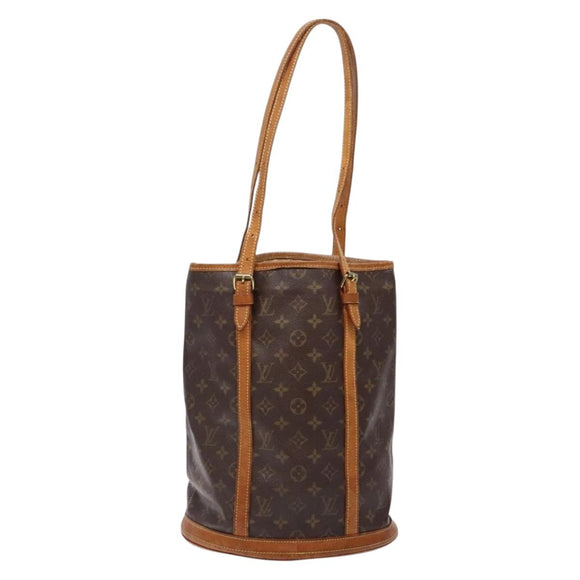 LOUIS VUITTON Monogram Bucket GM Shoulder Bag M42236 LV Auth 136355