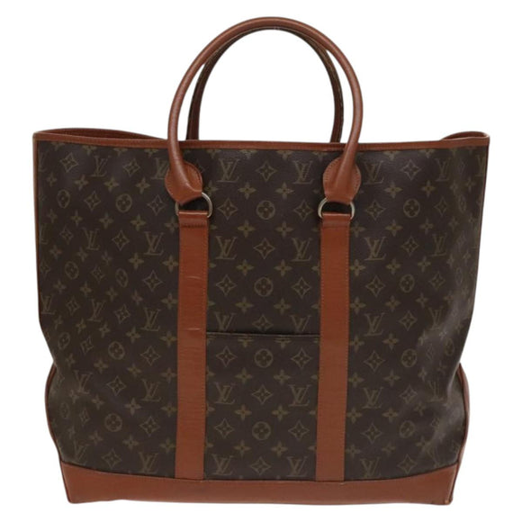 LOUIS VUITTON Monogram Sac Weekend GM Tote Bag M42420 LV Auth 136356