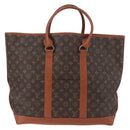 LOUIS VUITTON Monogram Sac Weekend GM Draagtas M42420 LV Auth 136356-2