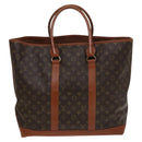 LOUIS VUITTON Monogram Sac Weekend GM Tote Bag M42420 LV Auth 136356-2
