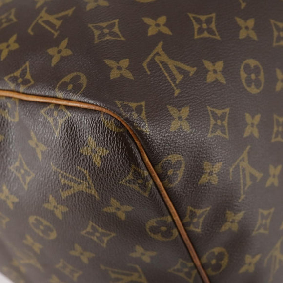 LOUIS VUITTON Monogram Keepall 55 Boston Bag M41424 LV Auth 136358