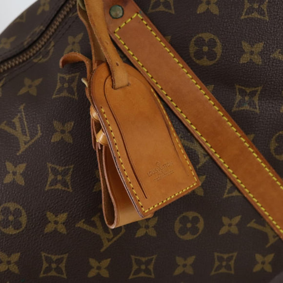 LOUIS VUITTON Monogram Keepall 55 Boston Bag M41424 LV Auth 136358