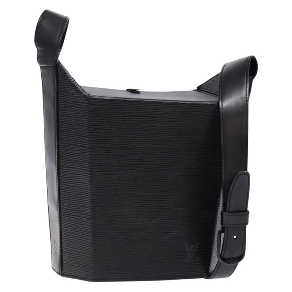 LOUIS VUITTON Epi Sac Seau Shoulder Bag Black M80161 LV Auth 136362