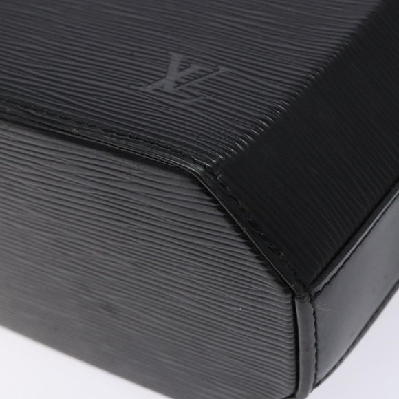 LOUIS VUITTON Epi Sac Seau Shoulder Bag Black M80161 LV Auth 136362