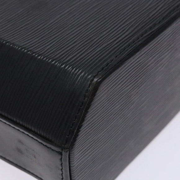 LOUIS VUITTON Epi Sac Seau Shoulder Bag Black M80161 LV Auth 136362