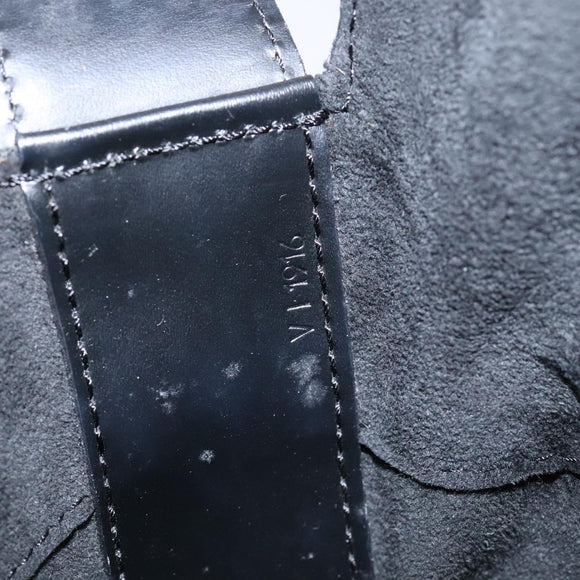 LOUIS VUITTON Epi Sac Seau Shoulder Bag Black M80161 LV Auth 136362