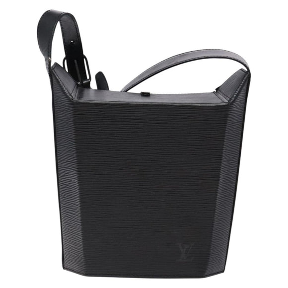 LOUIS VUITTON Epi Sac Seau Shoulder Bag Black M80161 LV Auth 136362