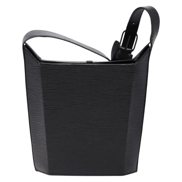 LOUIS VUITTON Epi Sac Seau Shoulder Bag Black M80161 LV Auth 136362