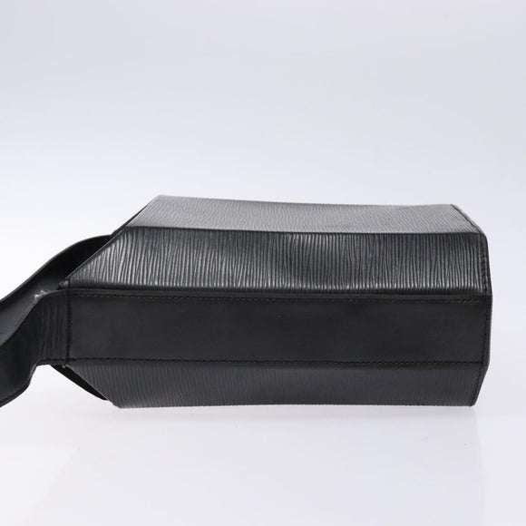 LOUIS VUITTON Epi Sac Seau Shoulder Bag Black M80161 LV Auth 136362