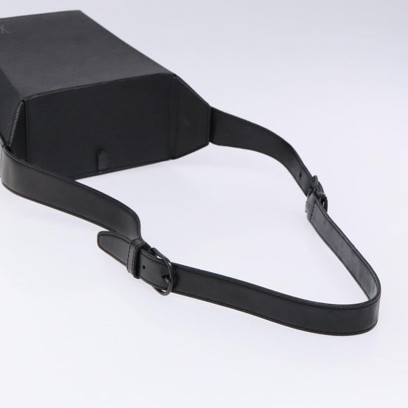 LOUIS VUITTON Epi Sac Seau Shoulder Bag Black M80161 LV Auth 136362