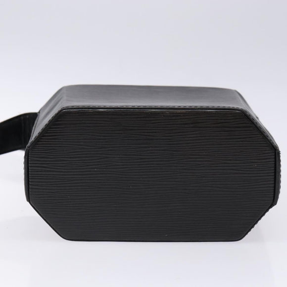 LOUIS VUITTON Epi Sac Seau Shoulder Bag Black M80161 LV Auth 136362