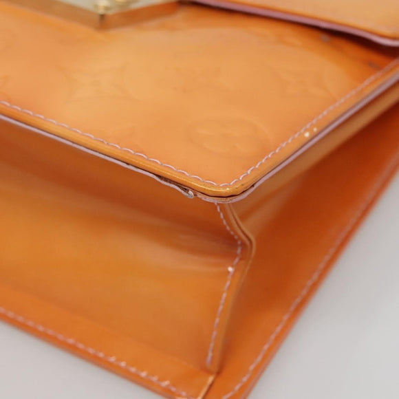 LOUIS VUITTON Vernis Spring Street Hand Bag Marshmallow Pink M91033 Auth 136363