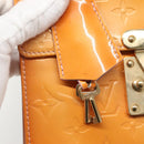 LOUIS VUITTON Vernis Spring Street Hand Bag Marshmallow Pink M91033 Auth 136363-8