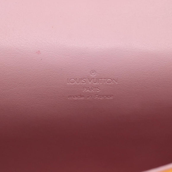 LOUIS VUITTON Vernis Spring Street Hand Bag Marshmallow Pink M91033 Auth 136363