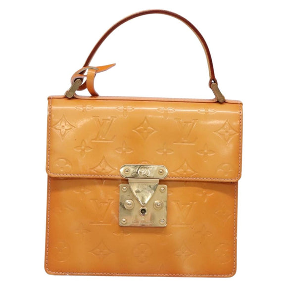 LOUIS VUITTON Vernis Spring Street Hand Bag Marshmallow Pink M91033 Auth 136363