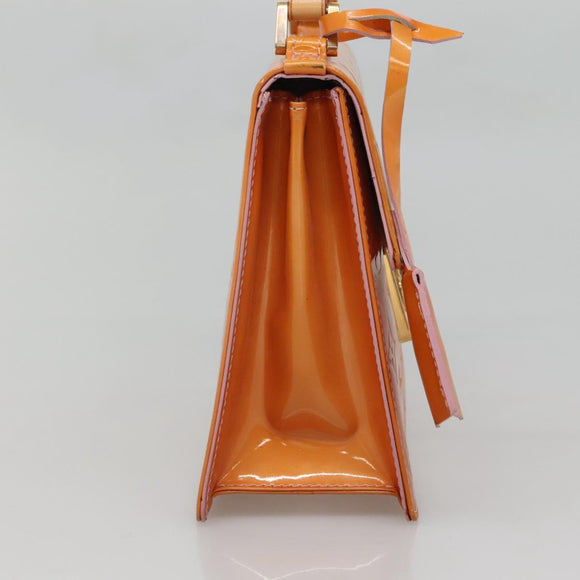 LOUIS VUITTON Vernis Spring Street Hand Bag Marshmallow Pink M91033 Auth 136363