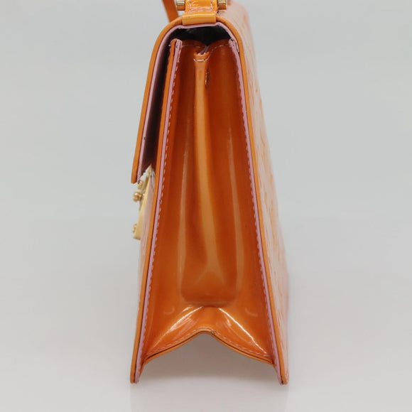 LOUIS VUITTON Vernis Spring Street Hand Bag Marshmallow Pink M91033 Auth 136363