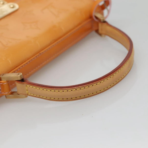 LOUIS VUITTON Vernis Spring Street Hand Bag Marshmallow Pink M91033 Auth 136363