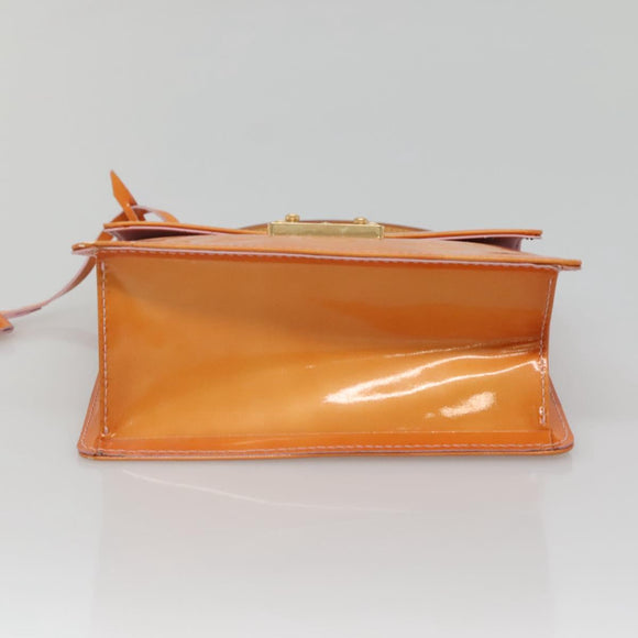 LOUIS VUITTON Vernis Spring Street Hand Bag Marshmallow Pink M91033 Auth 136363