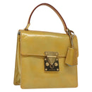 LOUIS VUITTON Monogram Vernis Spring Street Hand Bag Gris M91029 LV Auth 136364-1