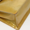 LOUIS VUITTON Monogram Vernis Spring Street Hand Bag Gris M91029 LV Auth 136364-15