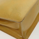 LOUIS VUITTON Monogram Vernis Spring Street Hand Bag Gris M91029 LV Auth 136364-17