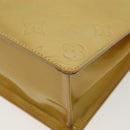 LOUIS VUITTON Monogram Vernis Spring Street Hand Bag Gris M91029 LV Auth 136364-18