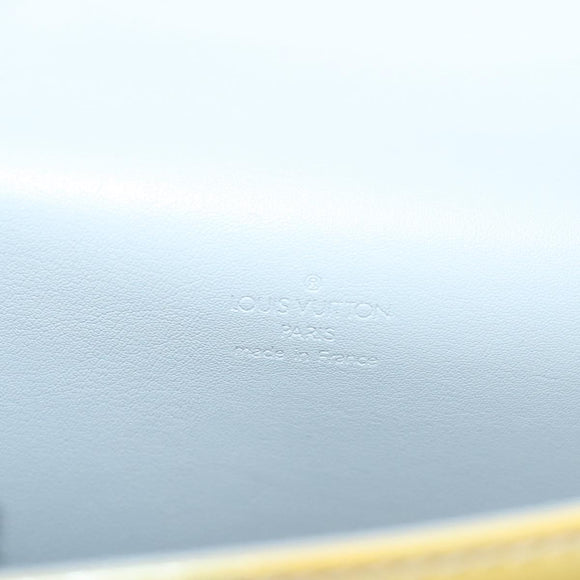 LOUIS VUITTON Monogram Vernis Spring Street Hand Bag Gris M91029 LV Auth 136364