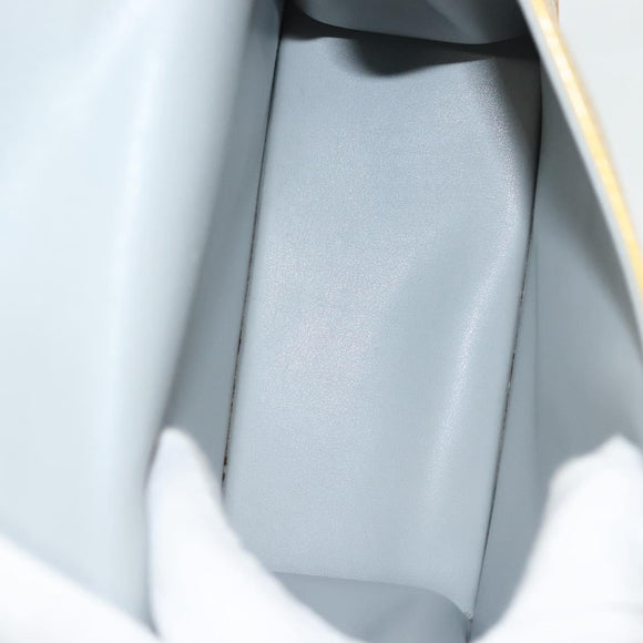 LOUIS VUITTON Monogram Vernis Spring Street Hand Bag Gris M91029 LV Auth 136364