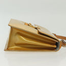 LOUIS VUITTON Monogram Vernis Spring Street Hand Bag Gris M91029 LV Auth 136364-3