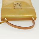 LOUIS VUITTON Monogram Vernis Spring Street Hand Bag Gris M91029 LV Auth 136364-7