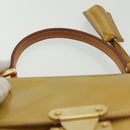 LOUIS VUITTON Monogram Vernis Spring Street Hand Bag Gris M91029 LV Auth 136364-8