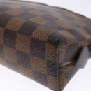 LOUIS VUITTON Damier Ebene Pochette Cosmetic PM Pouch N47516 LV Auth 136365-15