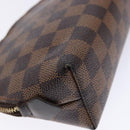 LOUIS VUITTON Damier Ebene Pochette Cosmetic PM Pouch N47516 LV Auth 136365-16