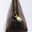 LOUIS VUITTON Damier Ebene Pochette Cosmetic PM Pouch N47516 LV Auth 136365-8