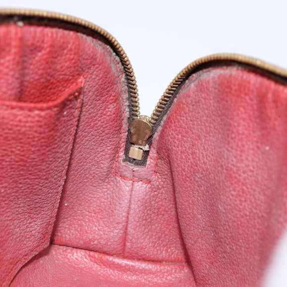 LOUIS VUITTON Damier Ebene Pochette Cosmetic PM Pouch N47516 LV Auth 136365