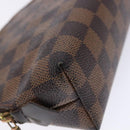 LOUIS VUITTON Damier Ebene Pochette Cosmetic PM Pouch N47516 LV Auth 136365-14