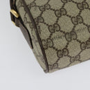 GUCCI GG Supreme Web Sherry Line Bag PVC Beige Gold 119 02 087 Auth 136367-9