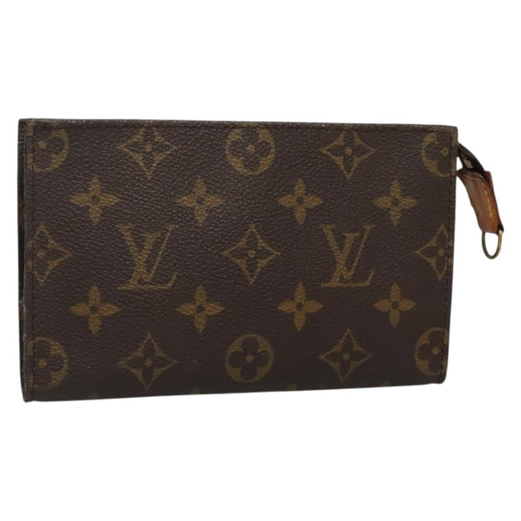 LOUIS VUITTON Monogram Bucket PM Accessory Pouch LV Auth 136374