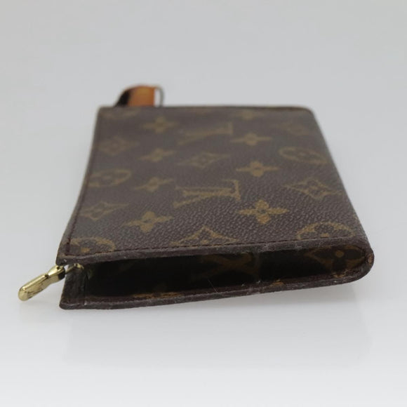 LOUIS VUITTON Monogram Bucket PM Accessory Pouch LV Auth 136374