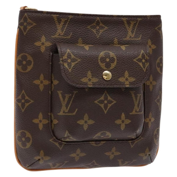 LOUIS VUITTON Monogram Partition Pouch M51901 LV Auth 136378